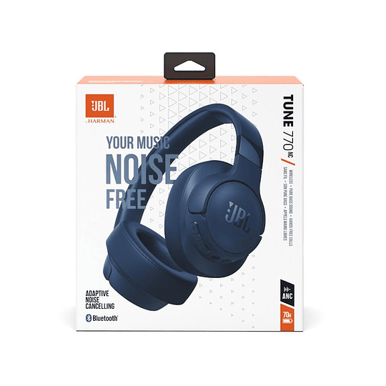 JBL Tune 770 BT Headphone Noise Cancelling Over Ear Black