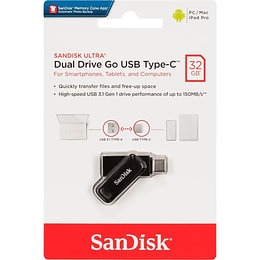 SanDisk 32GB Ultra Dual Drive Go USB Type-C