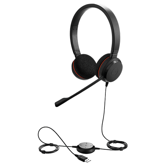 Jabra audifono USB evolve 20 DUO MS