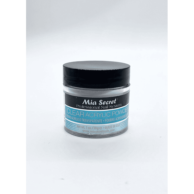 Acrílico clear mia secret 30 gr