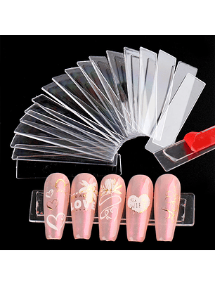 Laminas para press on x5 pcs 