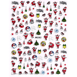 sticker de navidad ref WG382