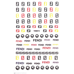 Stickers fendi ref: yam013