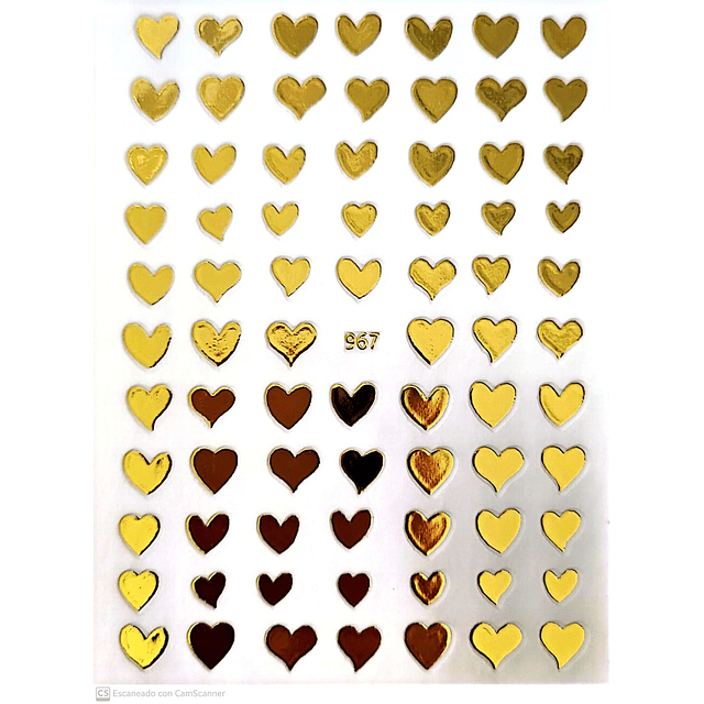 stickers de corazon joyful 