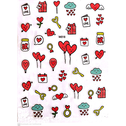 Stickers san Valentín w018