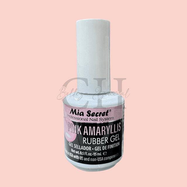 Rubber base pink amarylis mia secret 15ml 