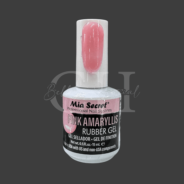 Rubber base pink amarylis mia secret 15ml 