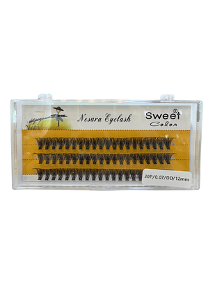 Pestañas nesura eyelash 30p / 0.07 / 12mm