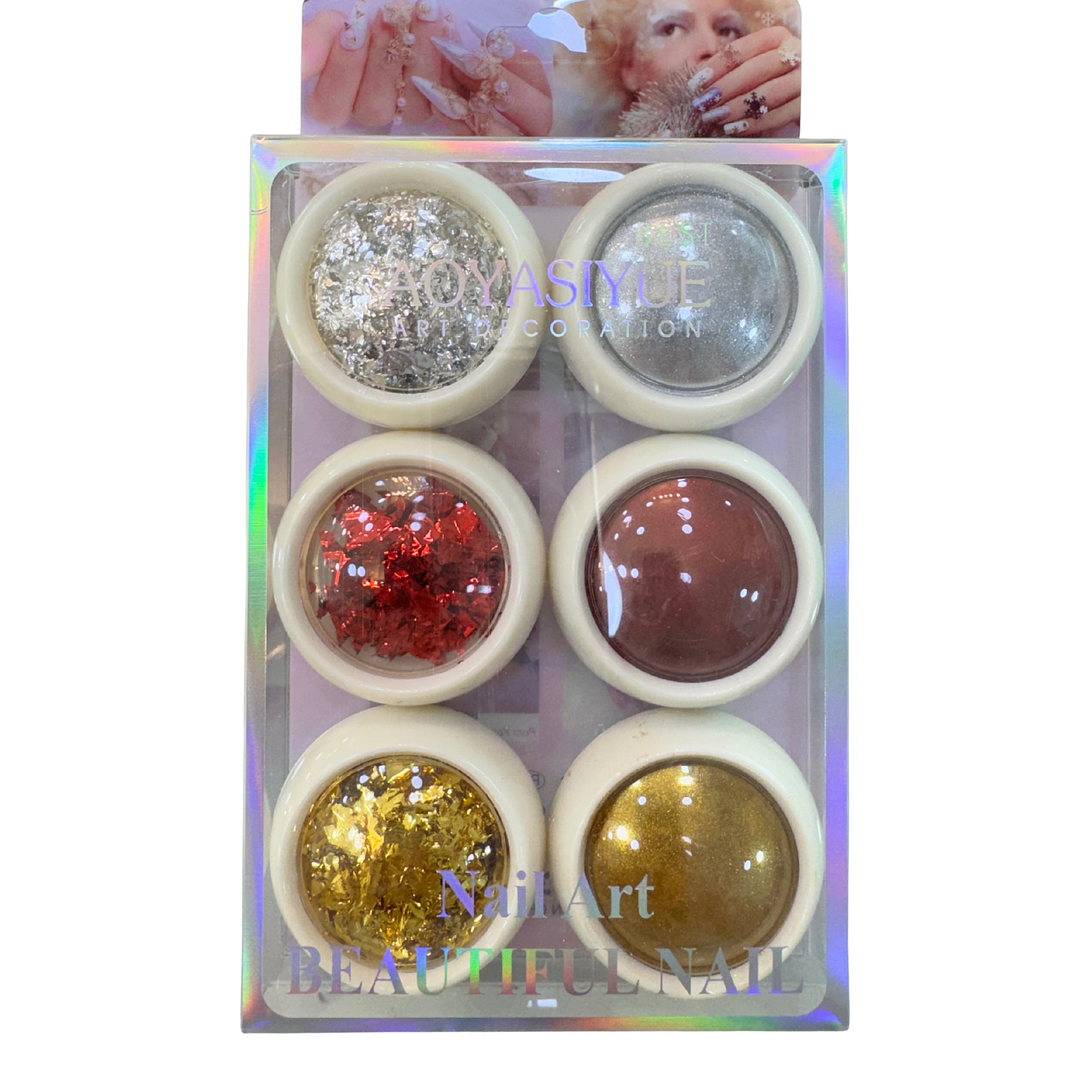 Decoracion red 6 pcs  1