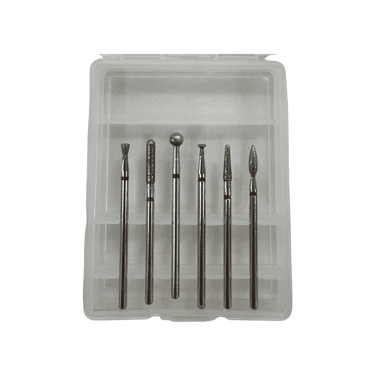 Kit de fresa rojo 6 pcs diamond bit set 1