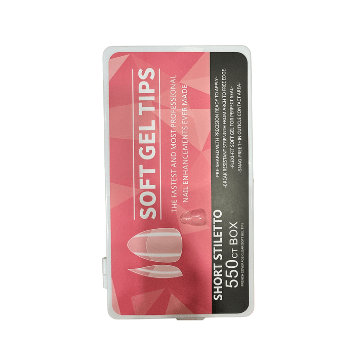 Soft gel short stilleto 550 pcs 1
