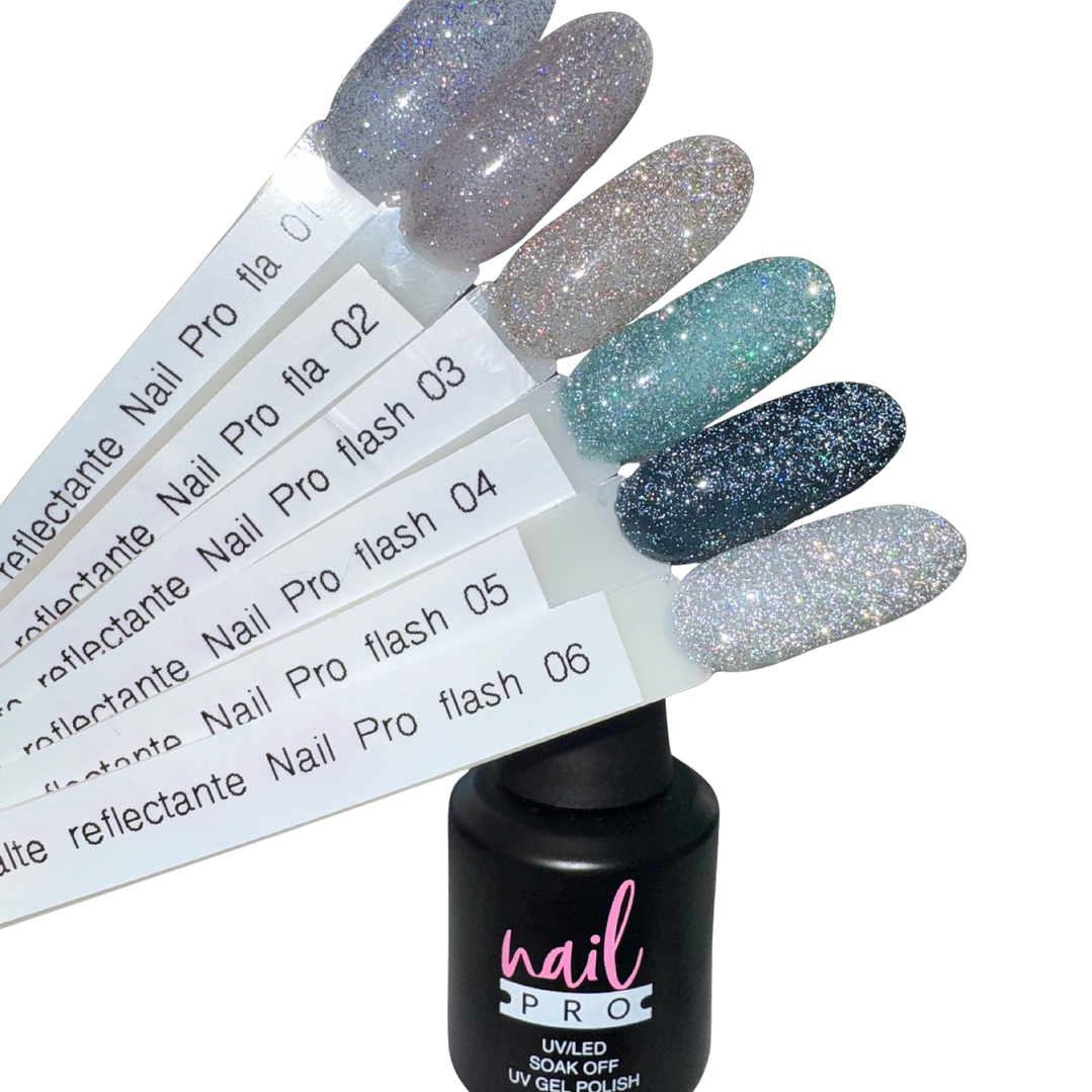 Esmalte reflectante flash nail pro 1