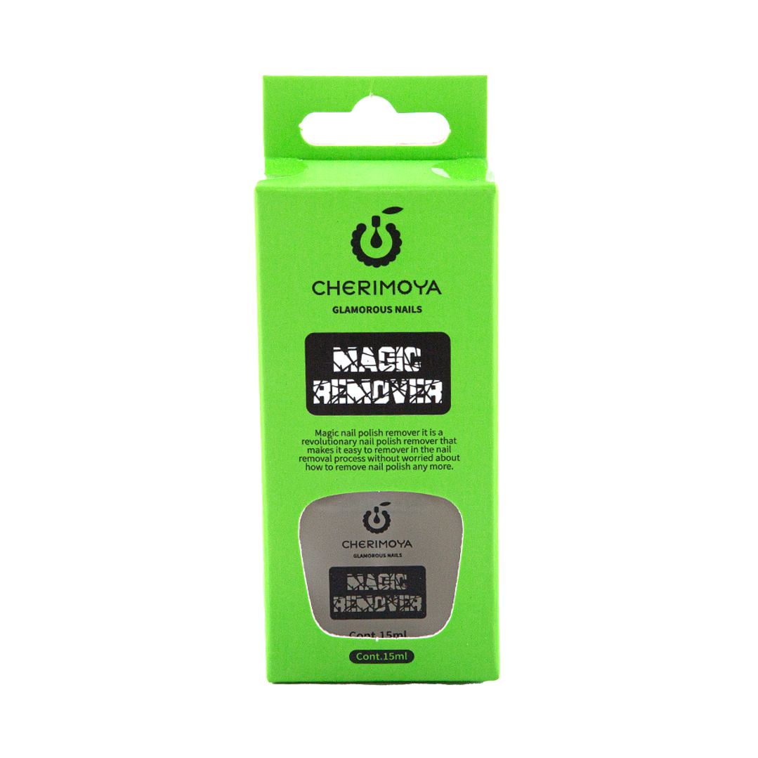 Removedor mágico para gel y acrilico cherimoya 15ml 2