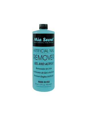 Removedor mia secret 940ml artificial nail gel y acrilico 