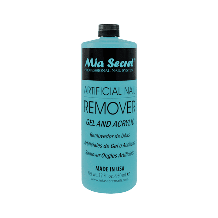 Removedor mia secret 940ml artificial nail gel y acrilico  1