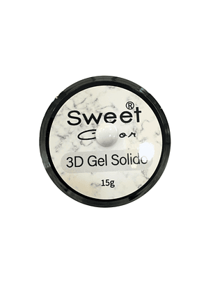 Gel solido blanco sweet color