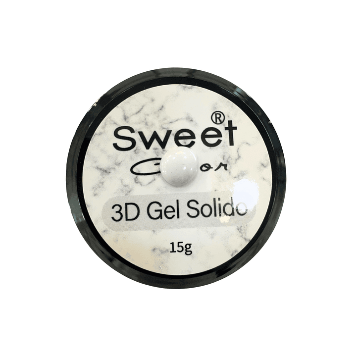 Gel solido blanco sweet color 1