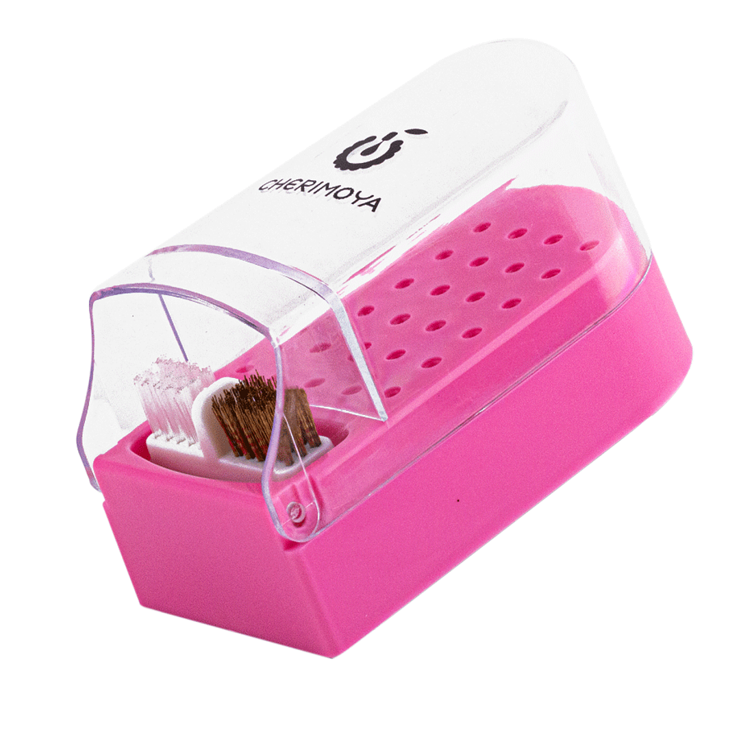 Organizador de fresas con cepillo limpiador cherimoya  1