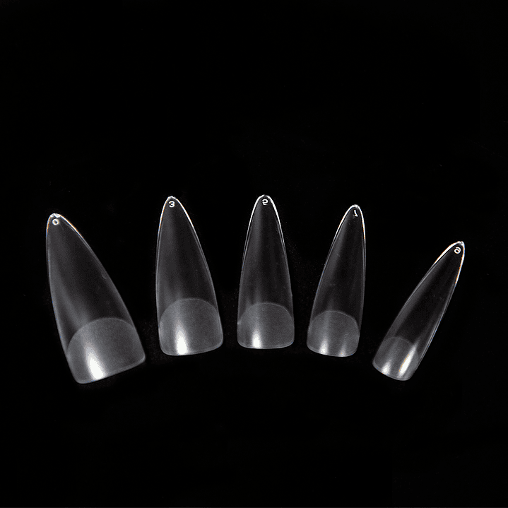 Uñas soft gel stilleto 500 pcs cherimoya  2