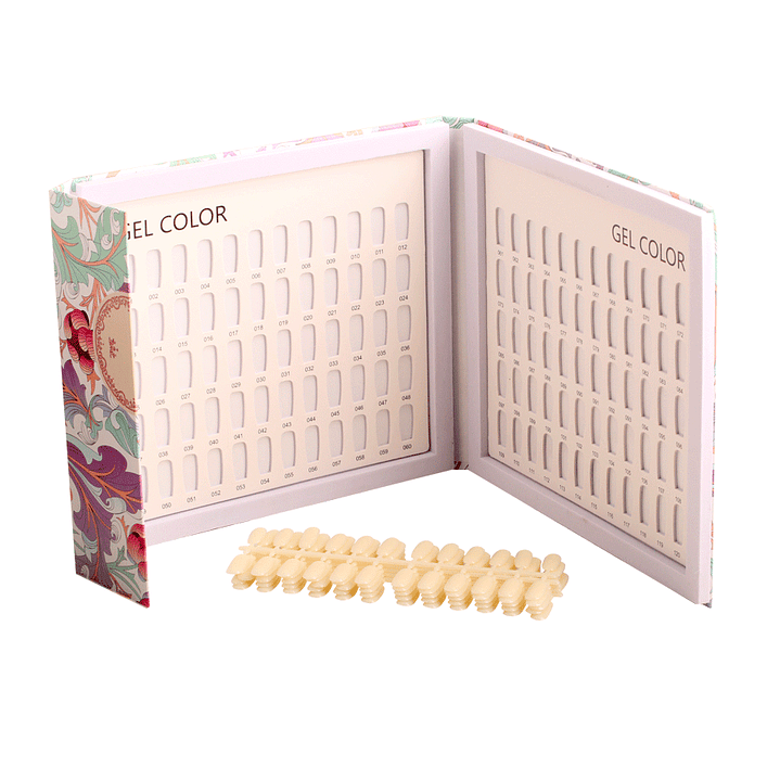 Muestrario libro cherimoya 120 pcs con uñas 2