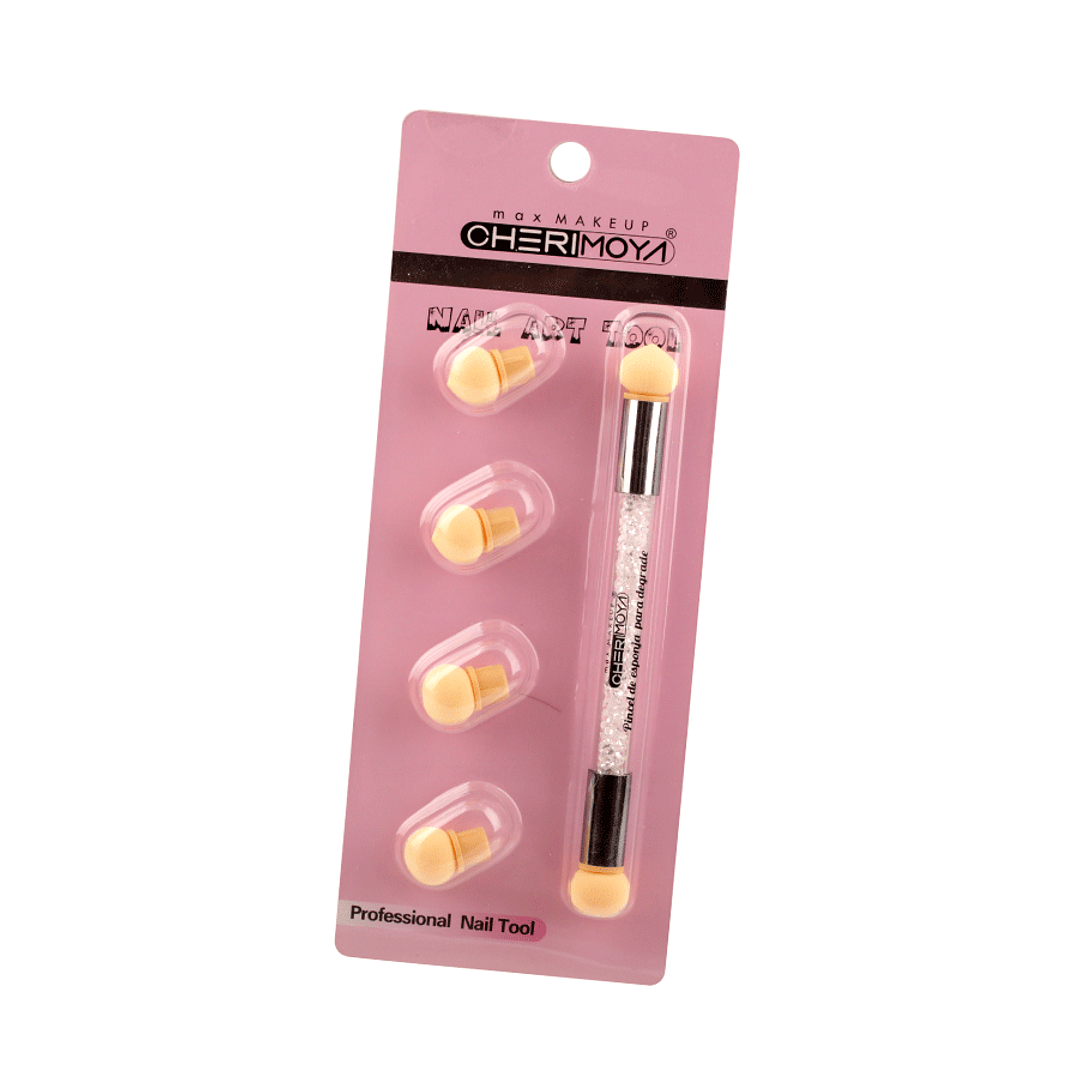 Set de pincel con esponja para degrade con repuesto 1