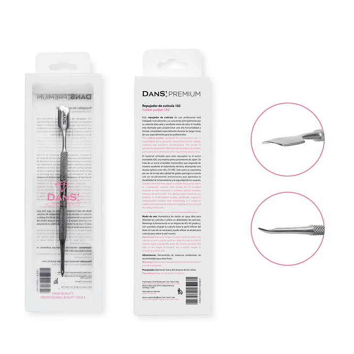 Repujador dans de acero inoxidable 420 modelo 102 1