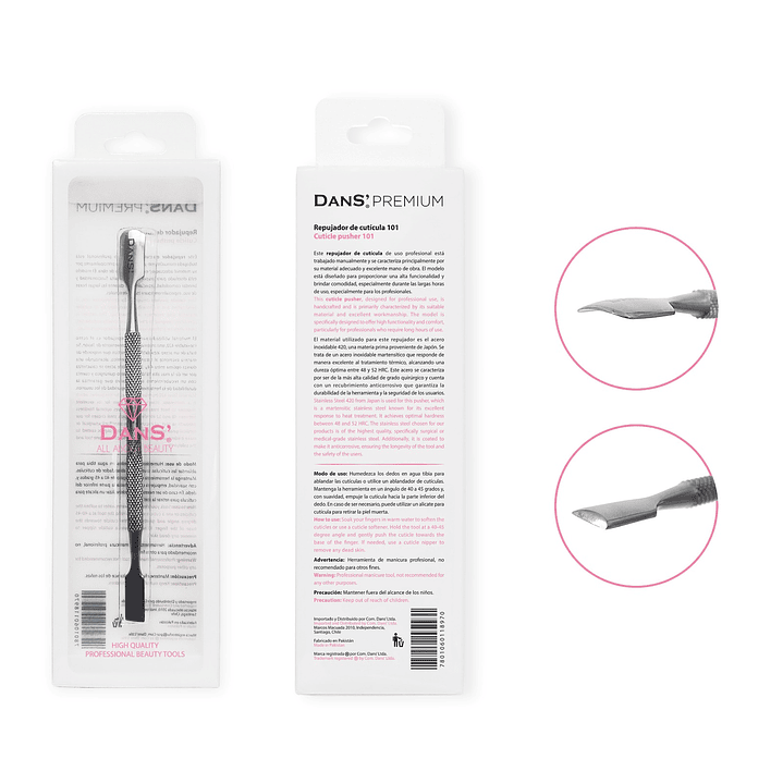 Repujador dans de acero inoxidable 420 modelo 101 1