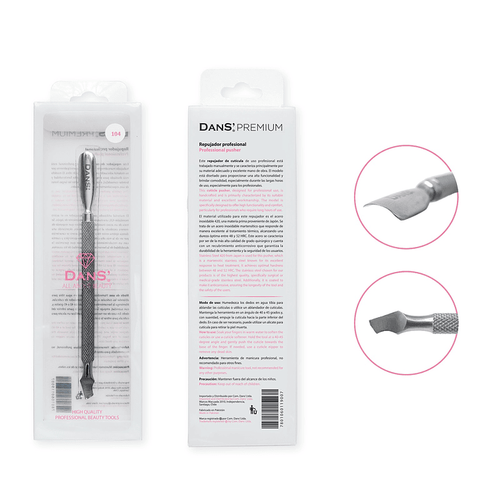 Repujador dans de acero inoxidable 420 modelo 104 1