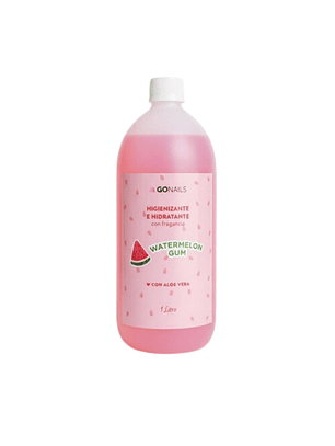 Higienizante go nails watermelon gum litro