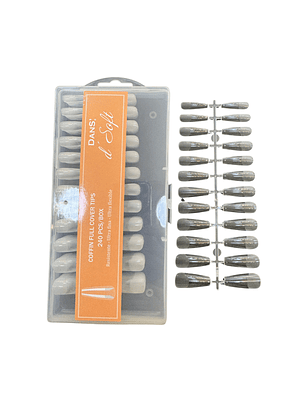 Soft gel dans coffin largo 240 pcs