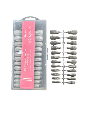 Soft gel stilleto dans 240 pcs