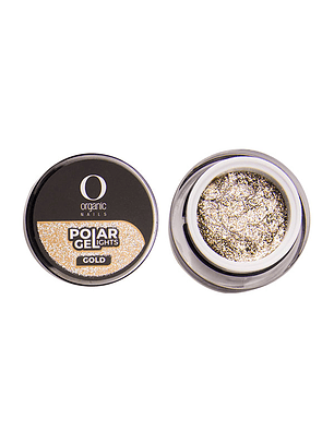 Polar Gel con glitter organic silver