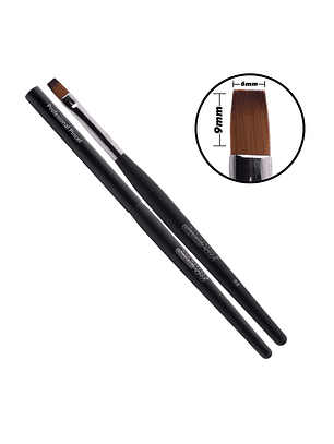 Pincel para gel cherimoya con tapa