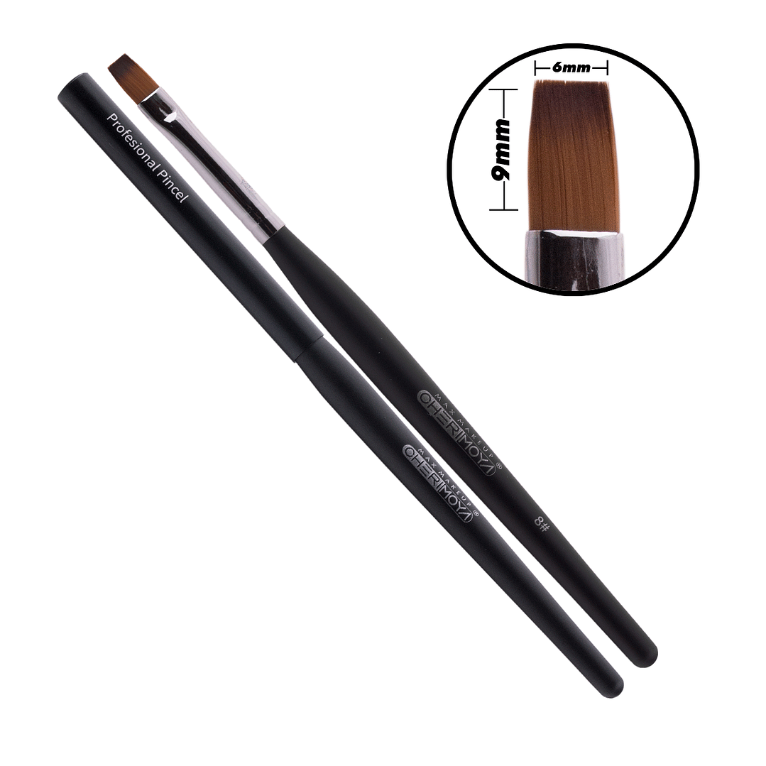 Pincel para gel cherimoya con tapa 1