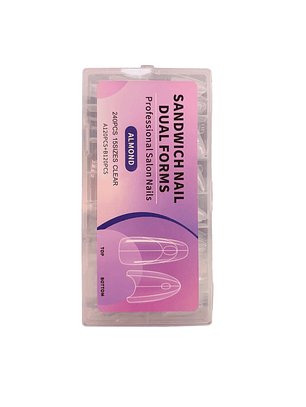 Molde dual sandwich almond 240pcs