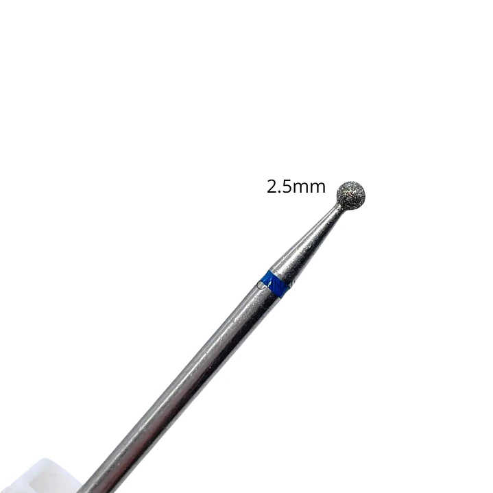 Fresa esfera 2.5mm azul  1