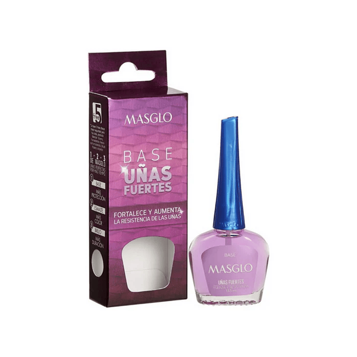 Esmalte base uñas fuertes masglo 13.5ml 1