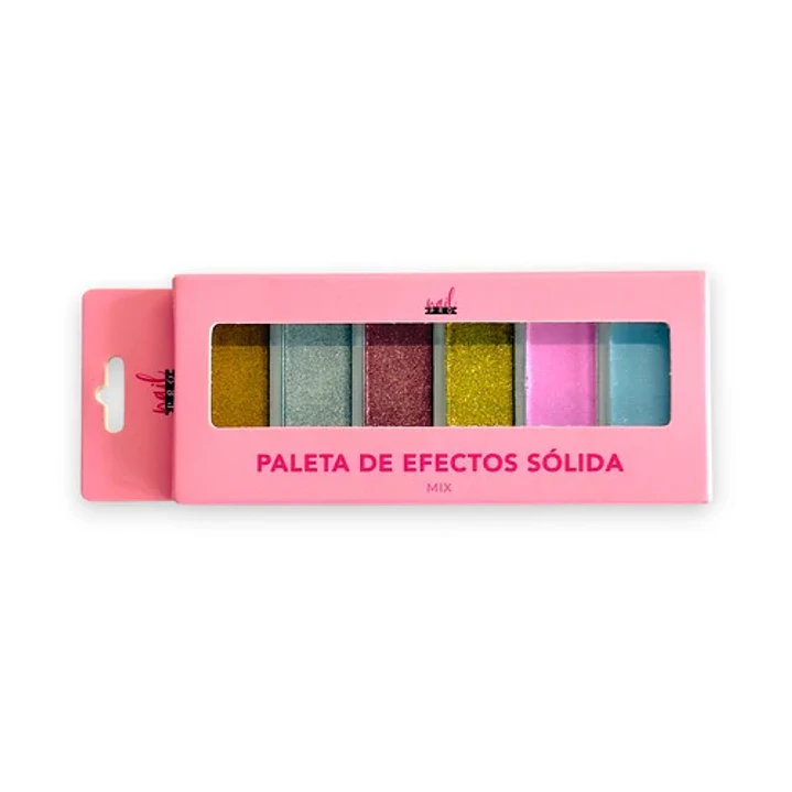 Paleta de efectos solido nail pro mix  1