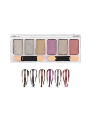 Paleta de efectos solido nail pro cromado