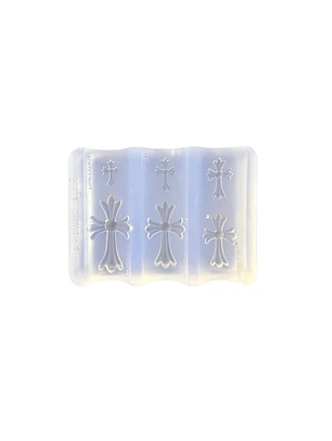 Molde de silicona cruz para 3D