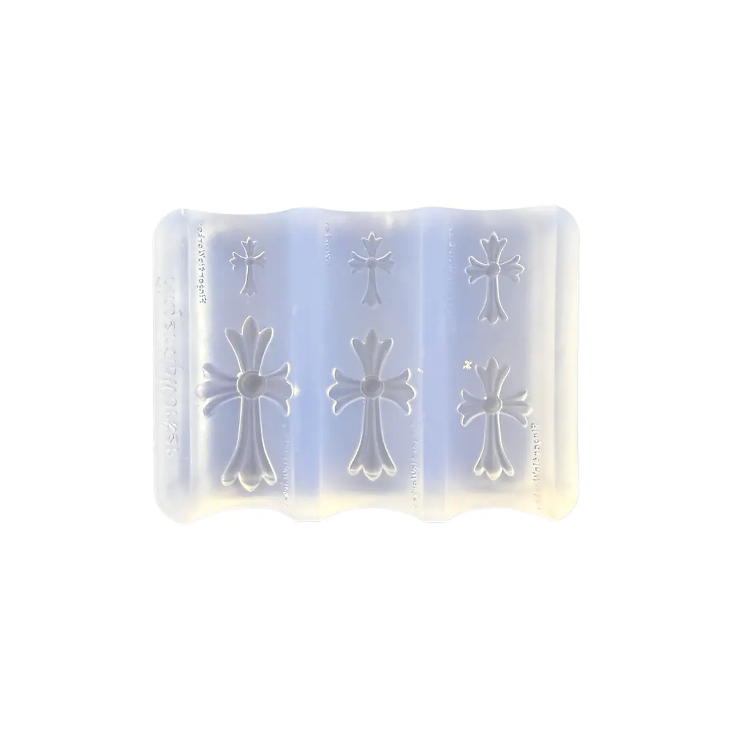 Molde de silicona cruz para 3D 1