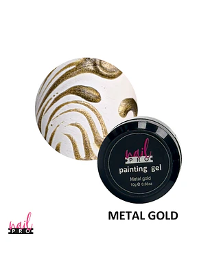 Gel paint dorado nail pro