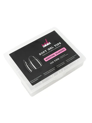 Soft gel medium almond nail pro