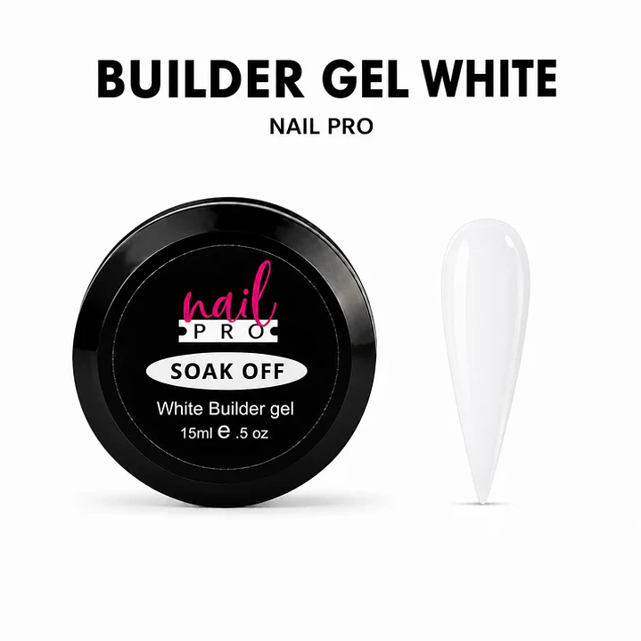 Gel de construccion nail pro white 1