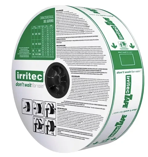 Cinta De Riego Irritec 16 Mm(5/8) A 10cm 3962 Mt Got. Plano
