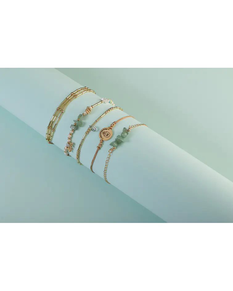 Juego de pulseras Piedras Naturales Jade