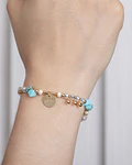 Pulsera de Piedras Naturales Turquesa