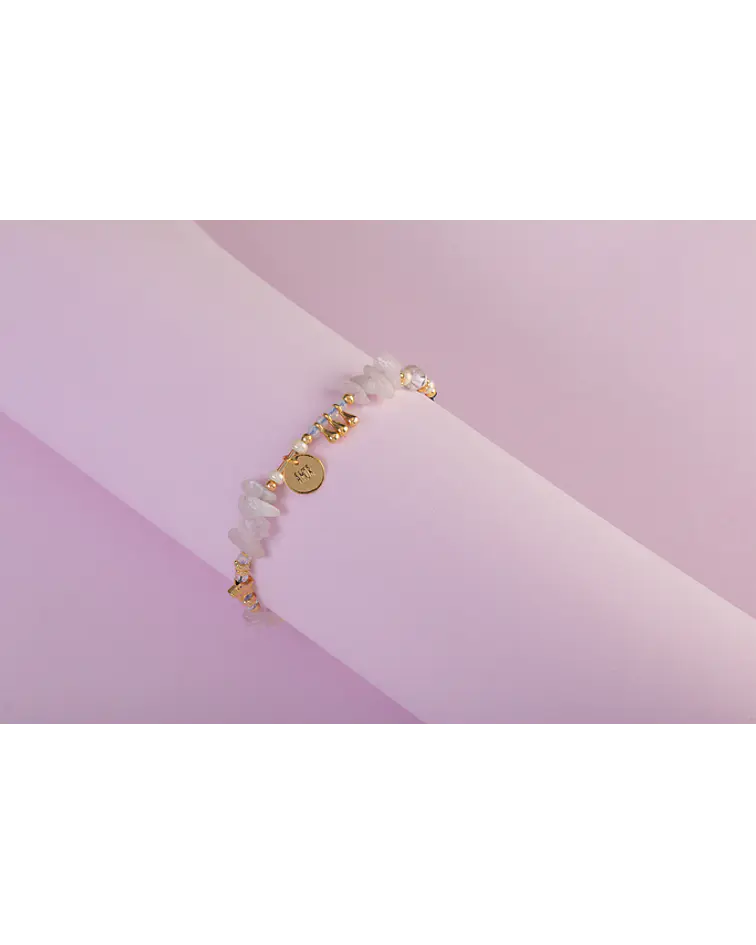Pulseras piedras naturales Cuarzo Rosa