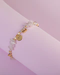 Pulseras piedras naturales Cuarzo Rosa
