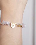 Pulseras piedras naturales Cuarzo Rosa